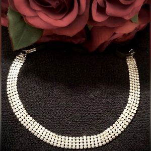 Vintage Bridal Princess New Years Eve Rhinestone Headband & Matching Earrings